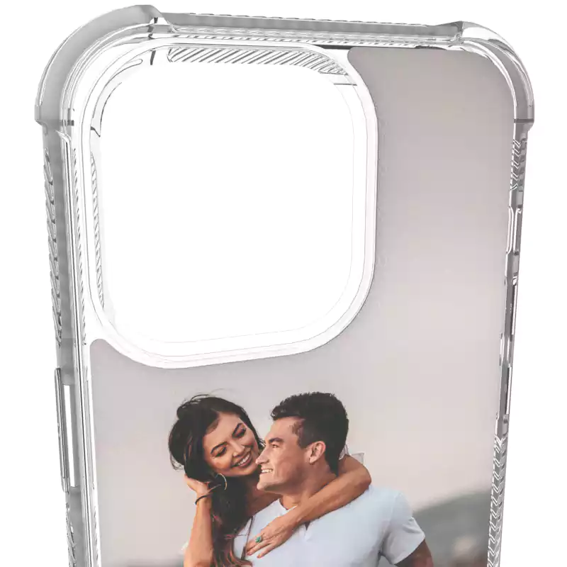 personalized photo phone case - clear